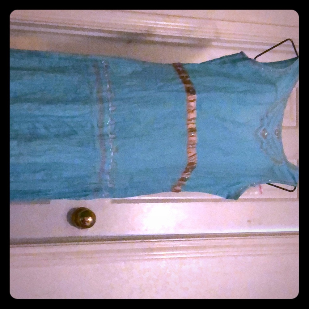 Nice Blue Summer Style Dress